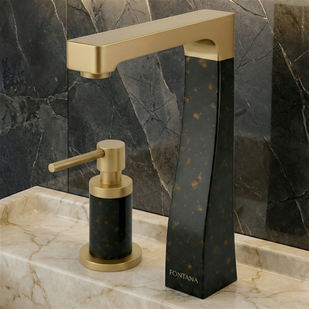 Engineer coordinating touchless faucet installation through BIM and technical project planning tools